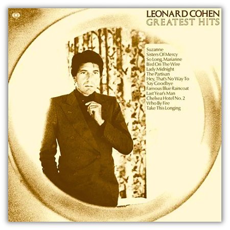 Disco De Vinil lp Leonard Cohen Greatest Hits - Novo Lacrado