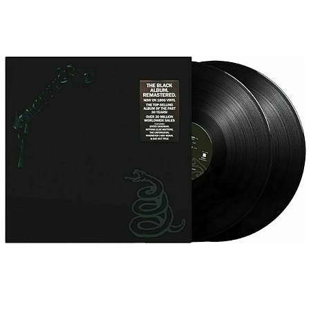 Disco Vinil lp Metallica The Black Album Duplo Novo Lacrado