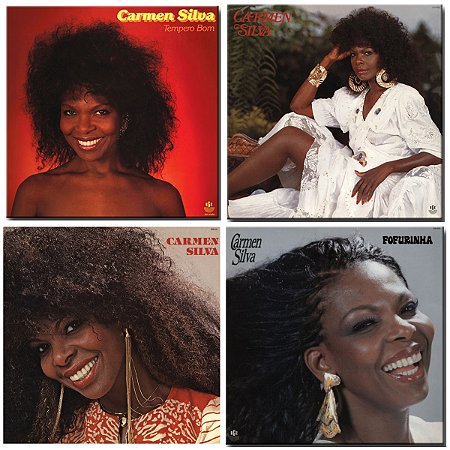 Kit 4 Cds Carmem Silva - Novos e Lacrados
