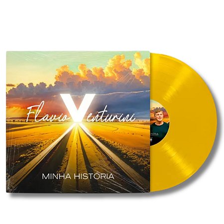 Disco de Vinil Lp Flavio Venturini Minha História - Novo