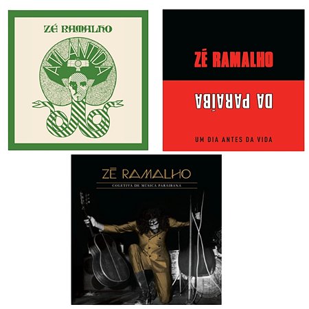 Kit Cds Zé Ramalho Novos e Lacrados