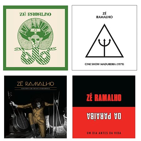 Kit Cds Zé Ramalho Novos e Lacrados