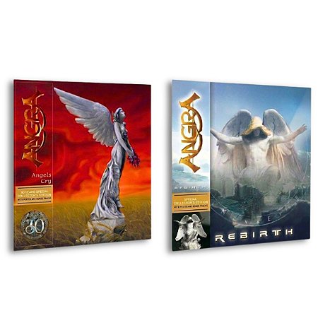 Kit Cd Angra Angels Cry + Angra Rebirth - Novos Lacrados