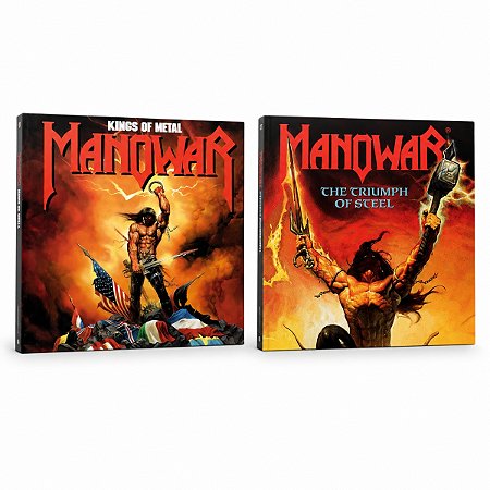Kit Cd Manowar Kings Of Metal + The Triumph of Steel