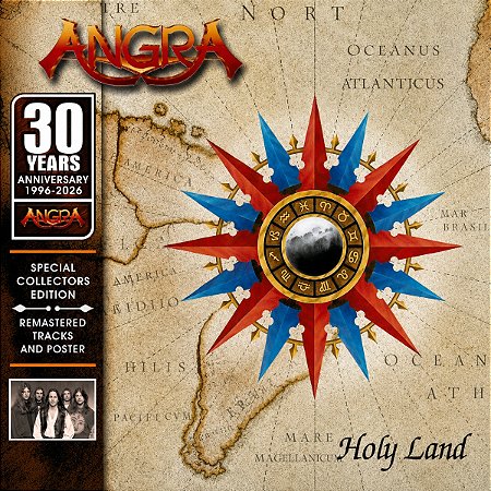 CD Angra Holy Land Edição  30 Anos (Slipcase + Poster) 2026