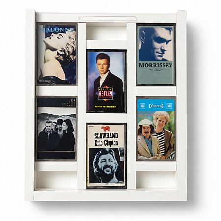 Expositor Fitas Cassete (K7 ) C/ Acrilico Quadro Decoração