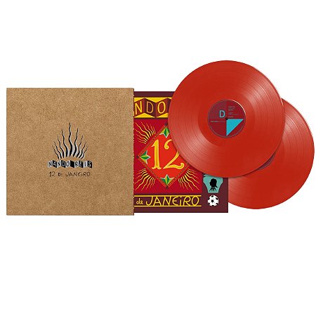 Lp Vinil  Nando Reis 12 De Janeiro 2lps Box Deluxe Vermelho