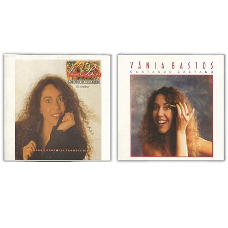 CD Vania Bastos Cantando Caetano + Canções de Tom Jobim