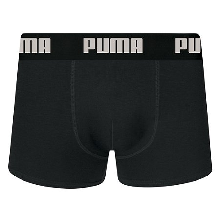 Cueca Boxer Puma algodão preto cotton