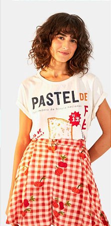 T-Shirt Farm Fit Silk Pastel de Feira