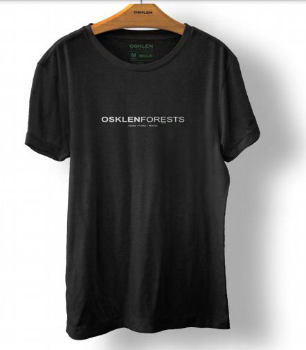 Camiseta Osklen Vintage Forest Masculina Preto