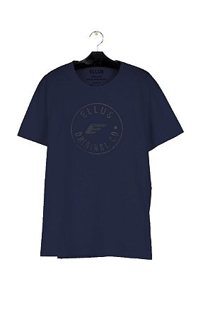 Camiseta Ellus Cotton Fine Originals Foil Masculina Azul