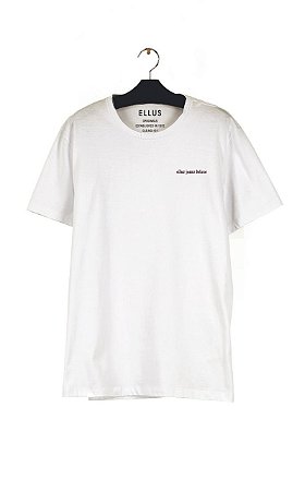 Camiseta Ellus Jeans Deluxe Masculina Branca