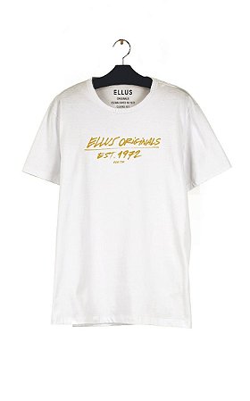 Camiseta Ellus Originals Ref Classic Masculina Branca