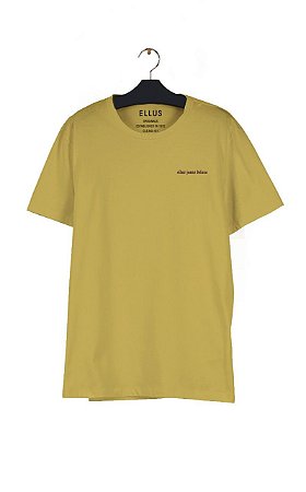 Camiseta Ellus Jeans Deluxe Masculina Amarela