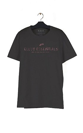 Camiseta Ellus Fine Essentials Easa Masculina Preta