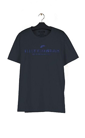 Camiseta Ellus Fine Essentials Easa Masculina Azul