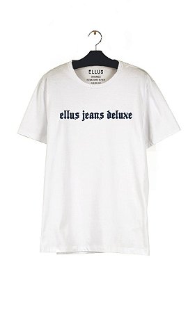 Camiseta Ellus Fine Jeans Gotic Masculina Branca