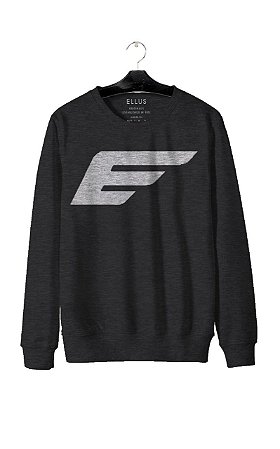 Blusa Ellus Moletom Melange Maxi Easa Masculino Cinza