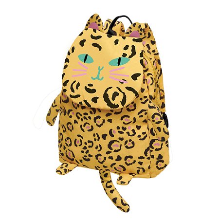 Mochila Fabula Zumzum Grrrl Onça Amarelo