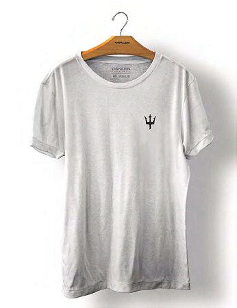 Camiseta Osklen Big Shirt Color Wave Masculina Branca