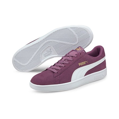 Tênis Puma Smash v2 Feminino Lilás