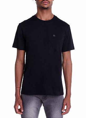 Camiseta John John Masculina Slim Original Preta - Faz a Boa!