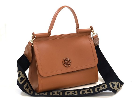 Bolsa Carmim Moscou Feminina Camel