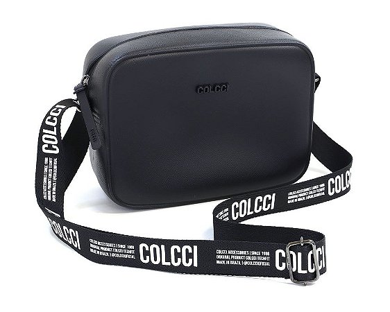 Bolsa Xangai Colcci Preto Logomania