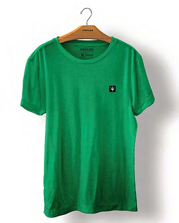 Camiseta Osklen Big Shirt Xilo Coroa Masculina Verde