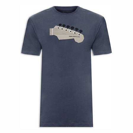 Camiseta Osklen Regular Stone Violão Masculina Azul