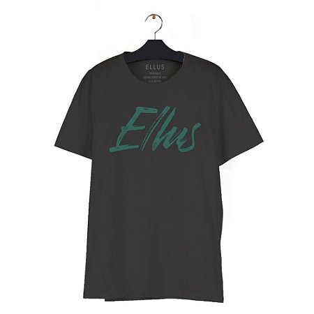Camiseta Ellus Fine Manual Classic Masculina Preto