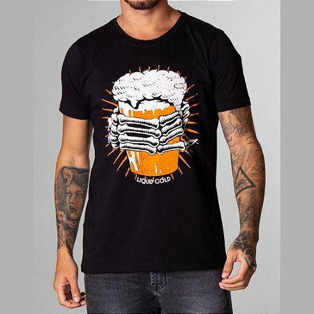 Camiseta Red Feather Liquid Gold Masculina