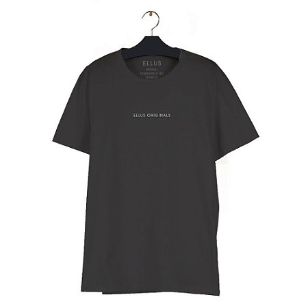 Camiseta Ellus Fine Light Classic Masculina Preta