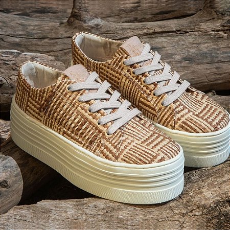 Tênis Farm Sup Básico Palha