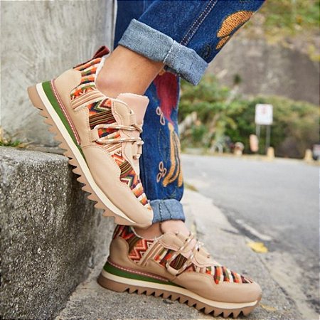 Tênis Farm Runner Tricot Artesanal