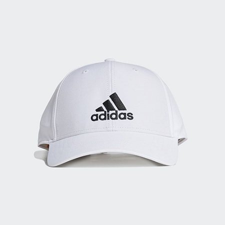 Boné Adidas Baseball leve Bordado Masculino Branco FK0890