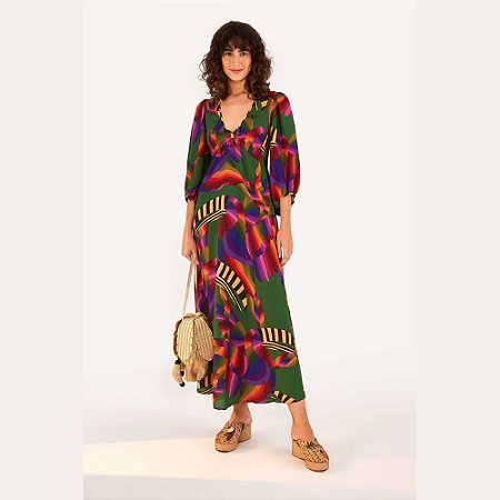 Vestido Cropped Furtacor Feminina