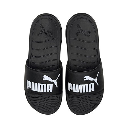 Chinelo Puma Slide Popcat 20 Bdp Masculino Preto