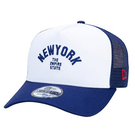 Bone New Era Trucker Aba Curva New York Yankees Have Fun