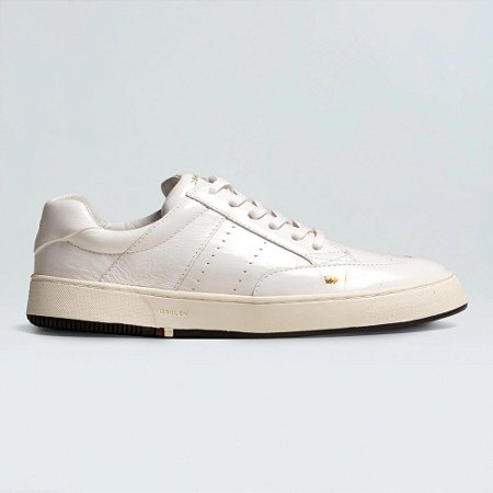 Tenis Sapatenis Osklen Feminino Branco Com Dourado | ZAPATARIA MIRAS