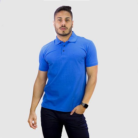 Camisa Polo Ellus Easa Classic Piquet Masculina