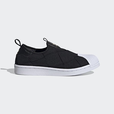 Tênis Adidas Originals Superstar Slip On Feminino Preto