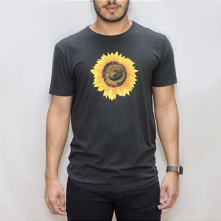 Camiseta Osklen Soft Used Used Sunflower Masculina