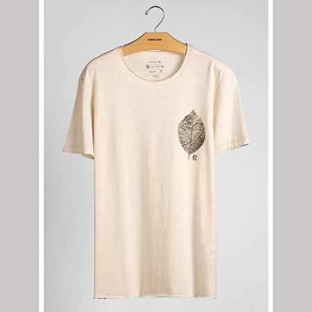 Camiseta Osklen Cânhamo Heart Leaf Masculina