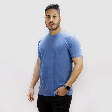 Camiseta Forum Básica Masculina Azul - Dom Store Multimarcas Vestuário  Calçados Acessórios