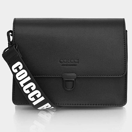 Bolsa Colcci Crossbody Liso Feminina Preta