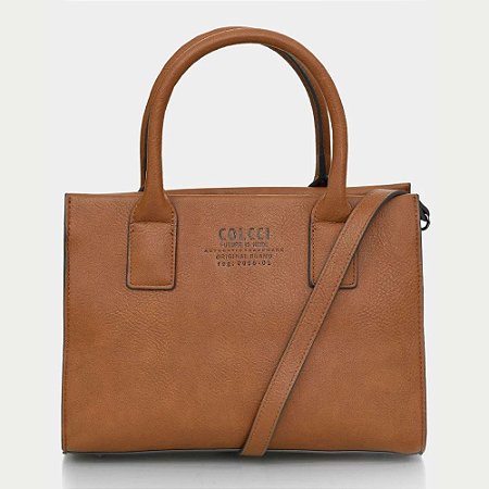 Bolsa Colcci Tote Textura Feminina Caramelo - Dom Store Multimarcas  Vestuário Calçados Acessórios