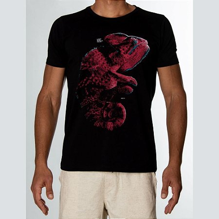 Camiseta Red Feather Metamorfose Ambulante Masculina Preta