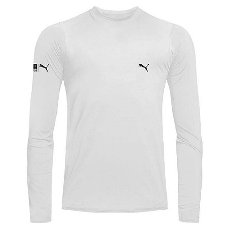 Camiseta Puma Manga Longa Proteção UV50 Masculina